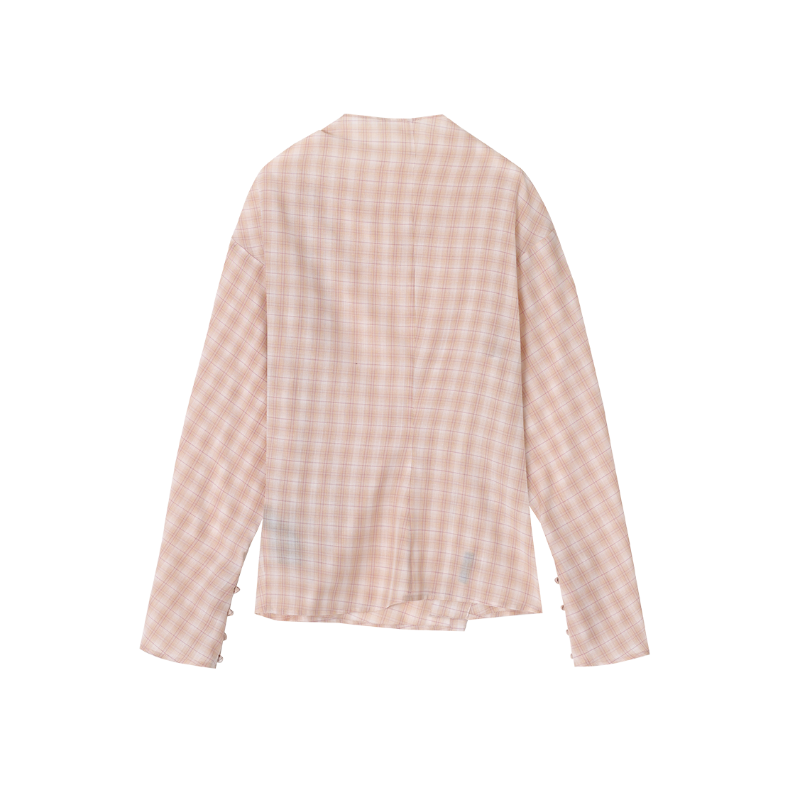(W) 송지오 리본 드레이프 블라우스 핑크((W) SONGZIO Ribbon Drape Blouse Pink) - 2