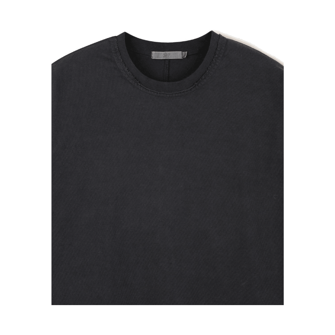 24/7 시리즈 다이드 워싱 로우 엣지 롱슬리브 티셔츠 차콜(24/7 series Dyed Raw Edge Long Sleeve Charcoal) - 3