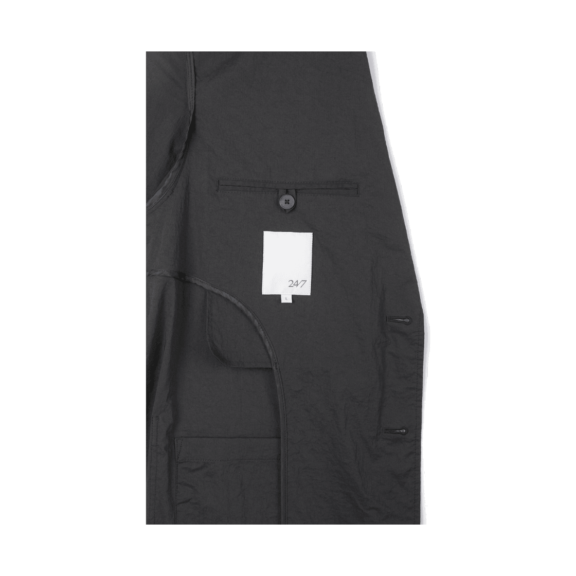 24/7 시리즈 다이드 워싱 셋업 자켓 차콜(24/7 series Dyed Washing Set-Up Jacket Charcoal) - 6