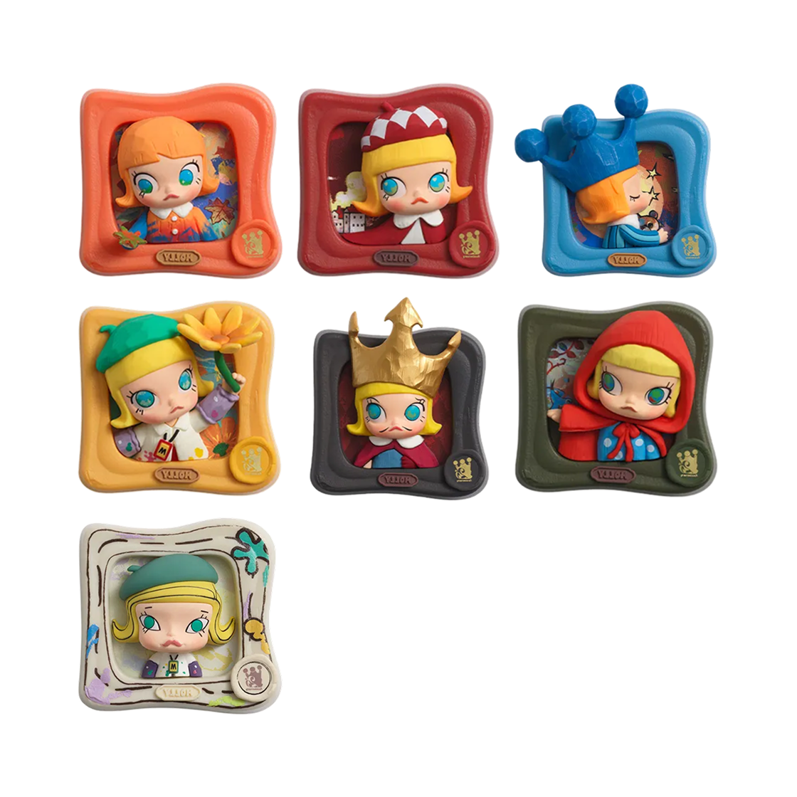 팝마트 몰리 여정 속 순간 시리즈 마그넷 미개봉 랜덤박스 (6개입)(Pop Mart Molly Scenery Along The Way Series Fridge Magnet Sealed Case (6 Blind Boxes)) - 2