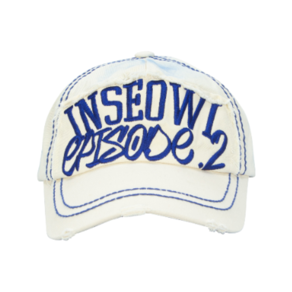 인스아울 워시드스티치 볼캡 코튼크림(Inseowl Washed Stitch Ball Cap Cotton Cream)