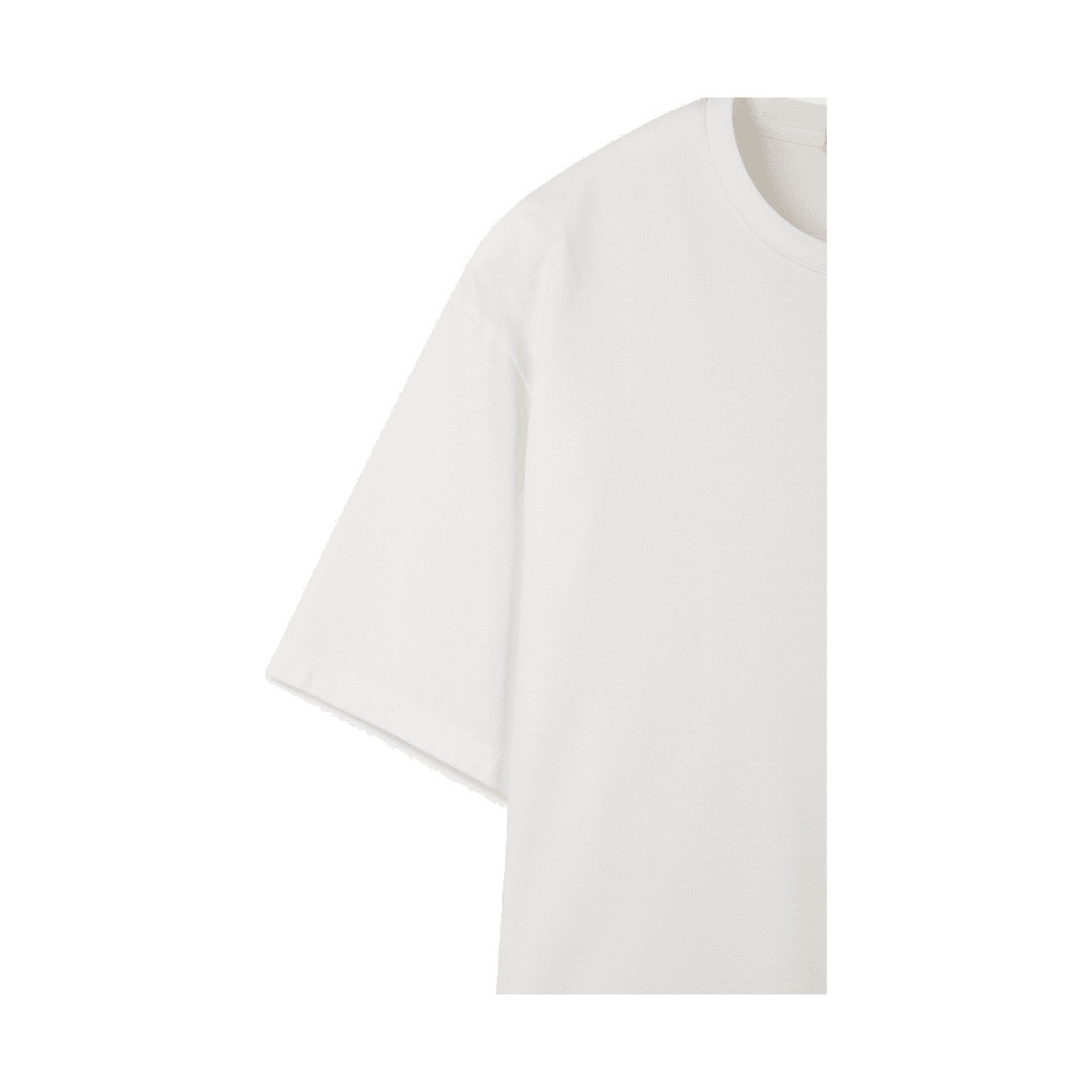 24/7 시리즈 코튼 아스킨 블렌디드 크롭 티 화이트(24/7 series Cotton Askin Blended Crop Tee White) - 4