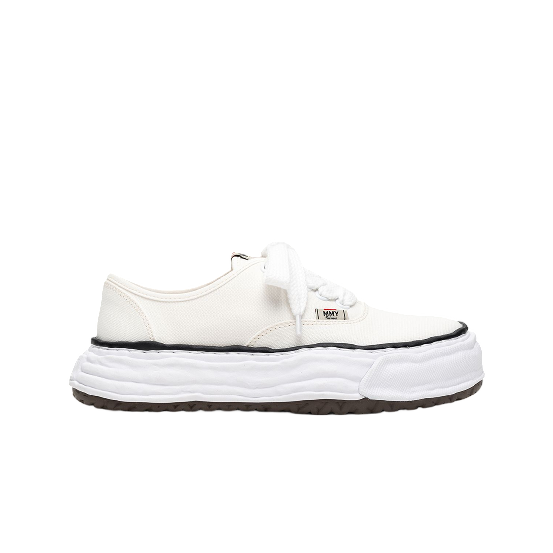A16FW704-WHITE Mihara Yasuhiro Baker 26 OG Sole Canvas Low-Top Sneaker White