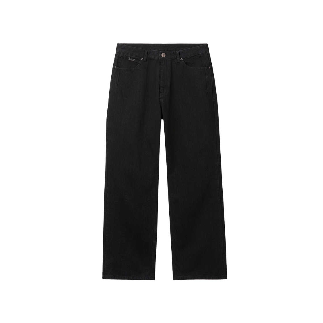 CWPAM26381BKX00 Customellow Carpenter Detail Wale Jeans Black