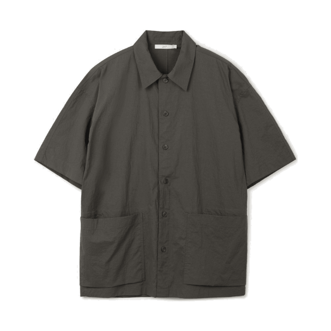 TMSFX26003BRD 24/7 series Dyed Washing Half Shirted Jactket Dark Brown