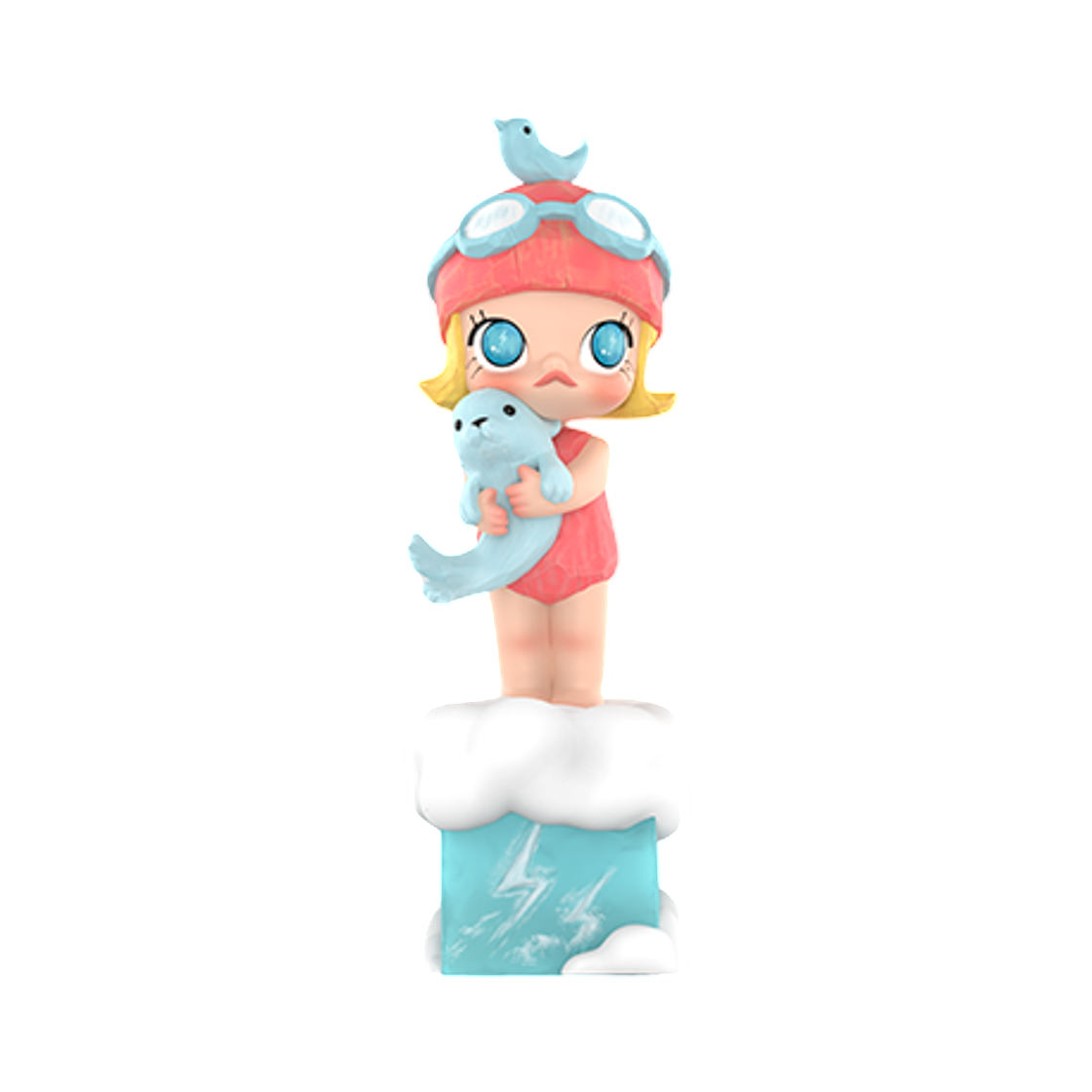 팝마트 몰리 20주년 여정 속 순간 시리즈 피규어 쉐어링 더 썬더 (개봉 박스)(Pop Mart Molly Scenery Along The Way 20th Anniversary Series Figures Sharing The Thunder (Opened Case)) - 1