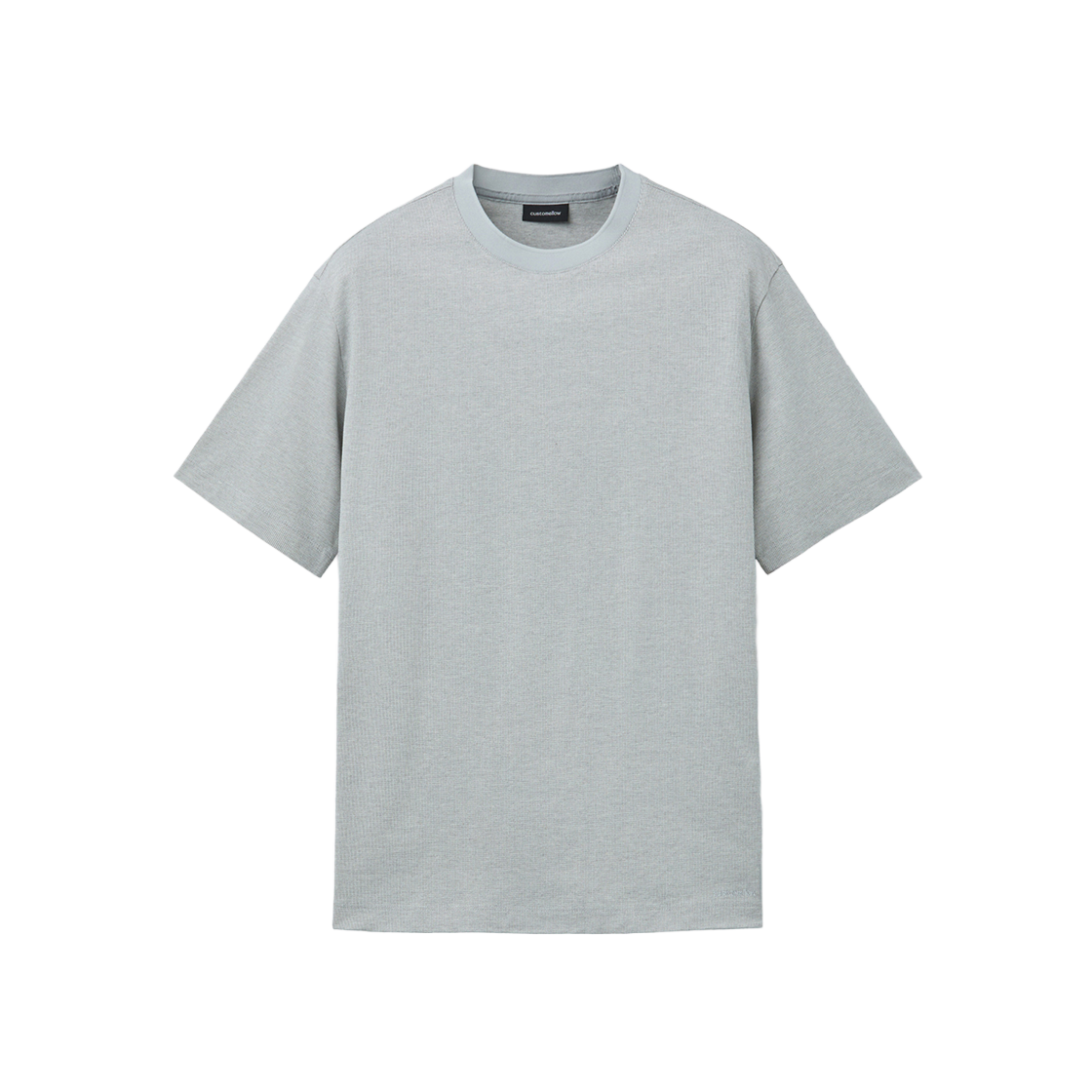 커스텀멜로우 베이직 티셔츠 그레이(Customellow Basic T Shirt Gray) - 1