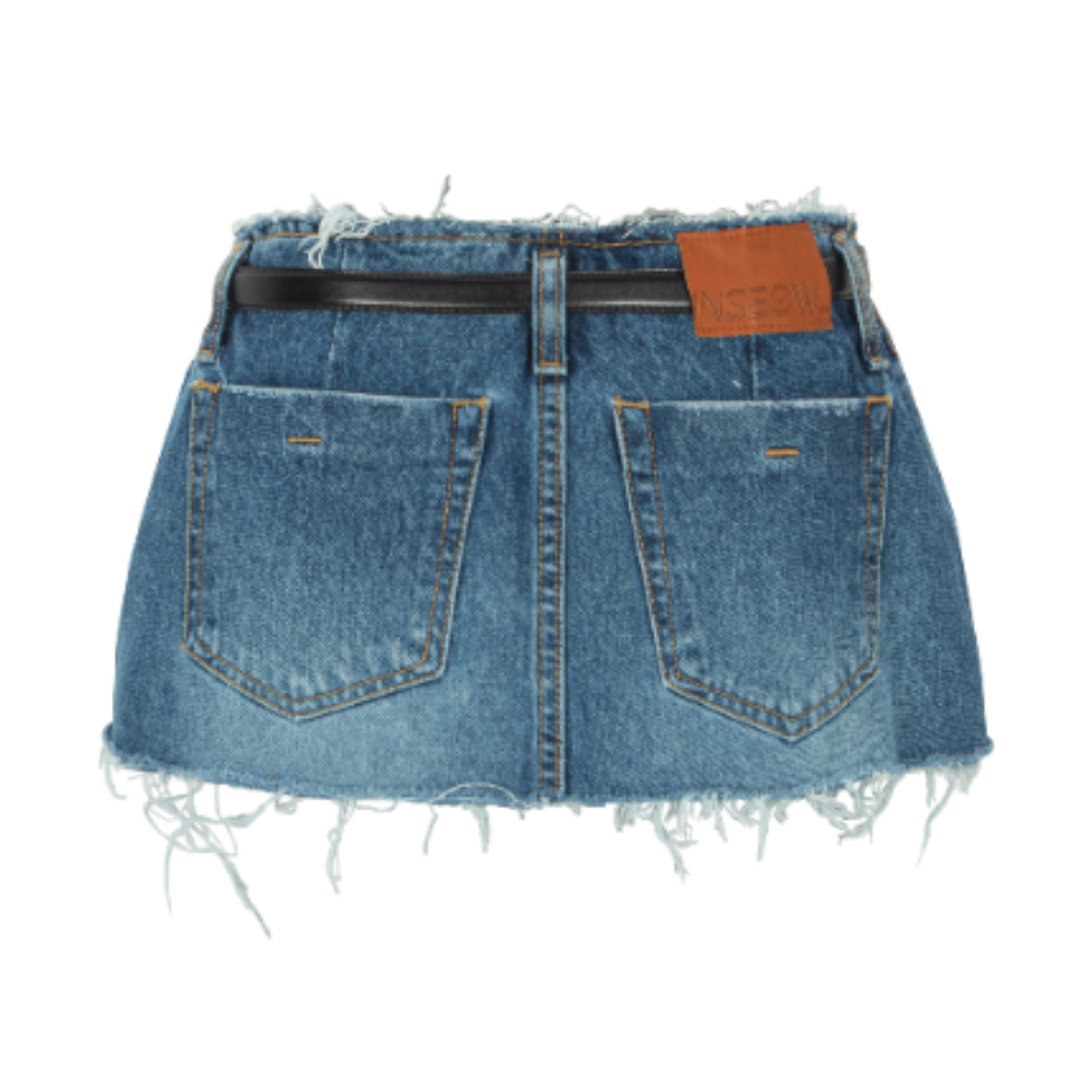 인스아울 컷오프 데님 벨트(Inseowl Cut Off Denim Belt) - 2