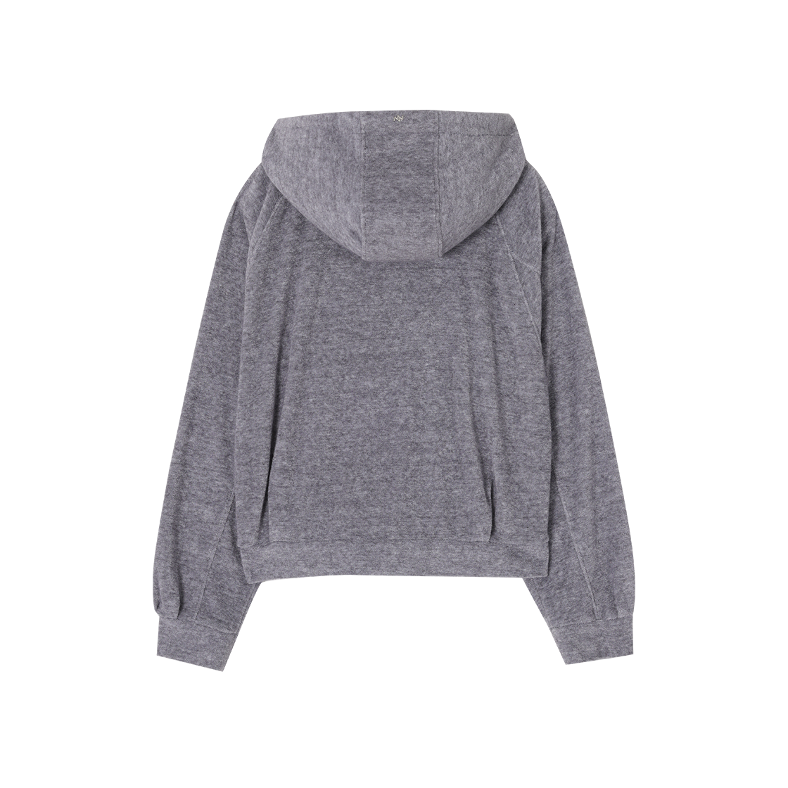 (W) 송지오 지제로 부클 슬림 후드 집업 멜란지 그레이((W) SONGZIO ZZERO Boucle Slim Hood Zip Up Melange Grey) - 2