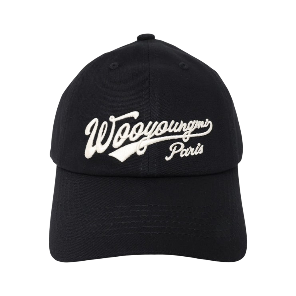 우영미 로고 볼캡 블랙 - 26SS(Wooyoungmi Logo Ball Cap Black - 26SS)
