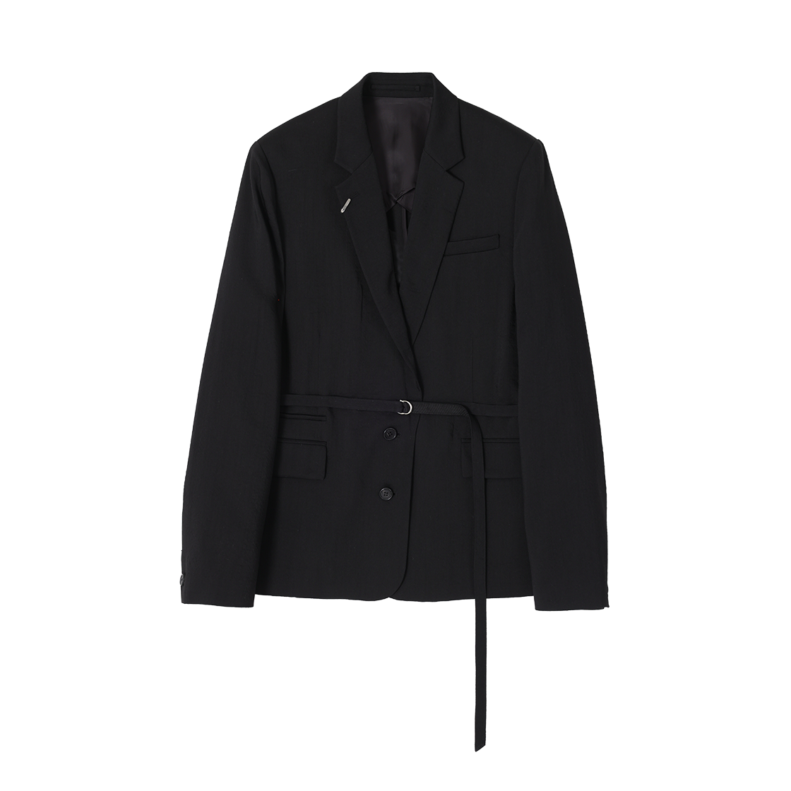 WI2JK212BK (W) SONGZIO Artisanal Single Breasted Jacket Black