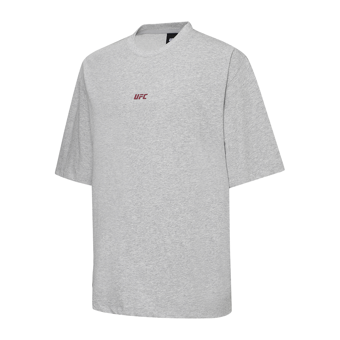 유에프씨 스포츠 포스 메가핏 반팔 티셔츠 멜란지 그레이 U2SSX1101MG(UFC SPORT Force Mega Oversized Fit Short Sleeved Shirt Melange Grey) - 2