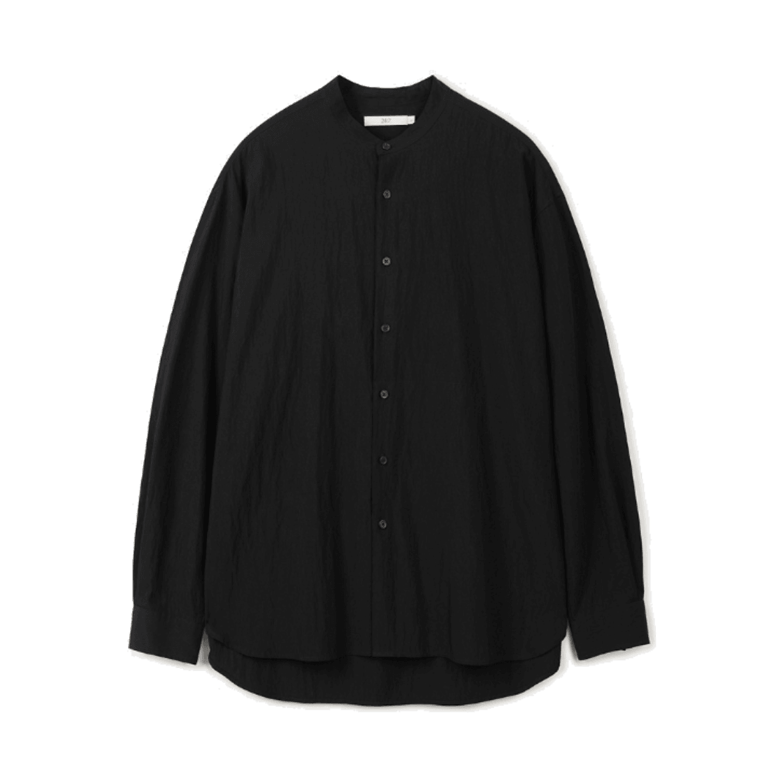 TMSFX25303BKX 24/7 series Voile Crease Oversized Shirts Black