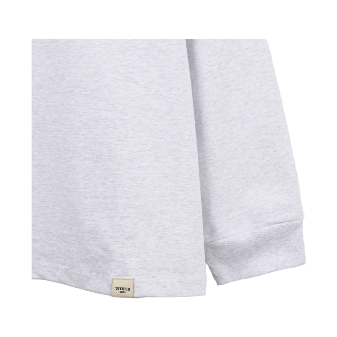 비타티브 슈퍼마켓 티셔츠 백메란지(VITATIV Supermarket T-Shirt Light Grey) - 3