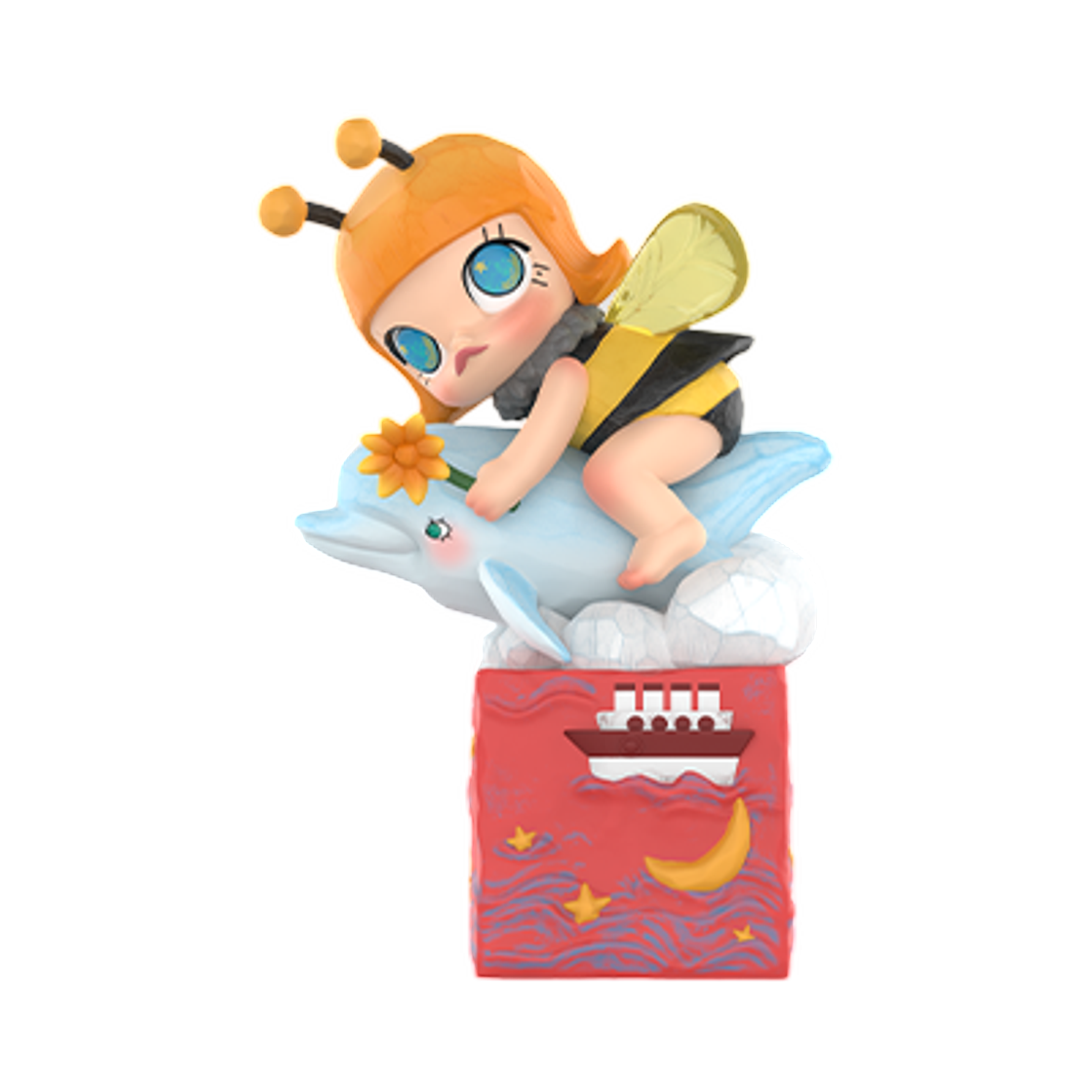 팝마트 몰리 20주년 여정 속 순간 시리즈 피규어 아임 어 와일드 비 (개봉 박스)(Pop Mart Molly Scenery Along The Way 20th Anniversary Series Figures I Am A Wild Bee (Opened Case)) - 1