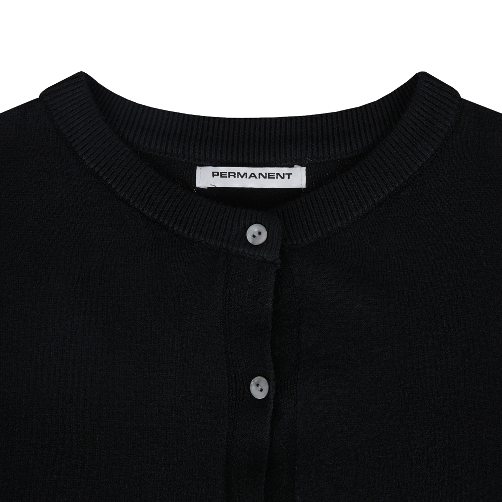 퍼머넌트 아카이브 에어 플렉스 라운드 가디건 블랙(Permanent Archive Air Flex Round Cardigan Black) - 3