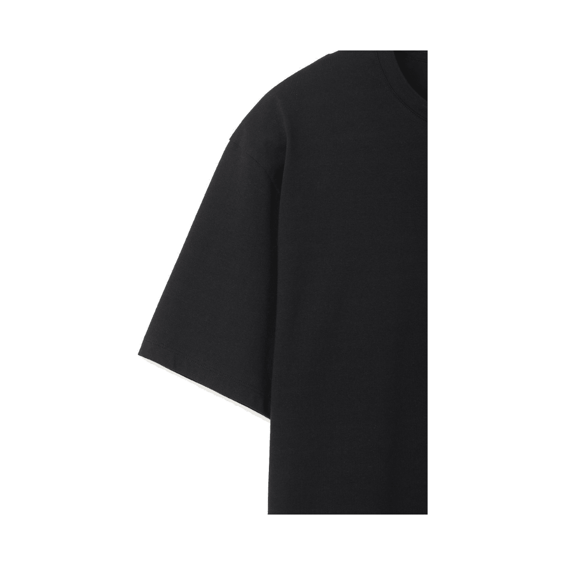 24/7 시리즈 코튼 아스킨 블렌디드 크롭 티 블랙(24/7 series Cotton Askin Blended Crop Tee Black) - 4