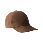 Prada Old Cotton Satin Baseball Cap Tobacco