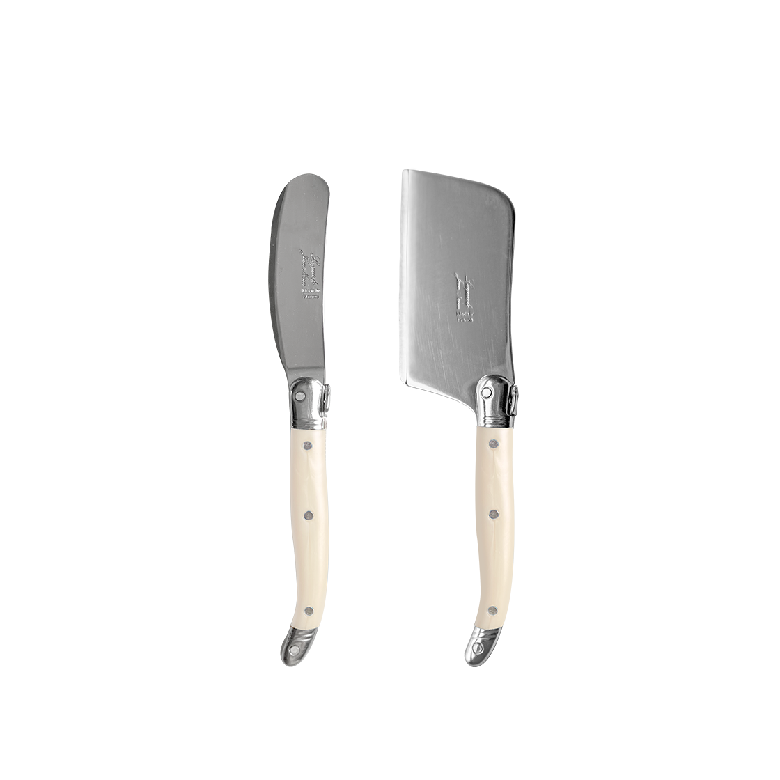 장네론라귀올 치즈커터&버터나이프 아이보리 선물패키지(JEAN NERON LAGUIOLE Cheese cutter&Butter knife gift set ivory) - 1