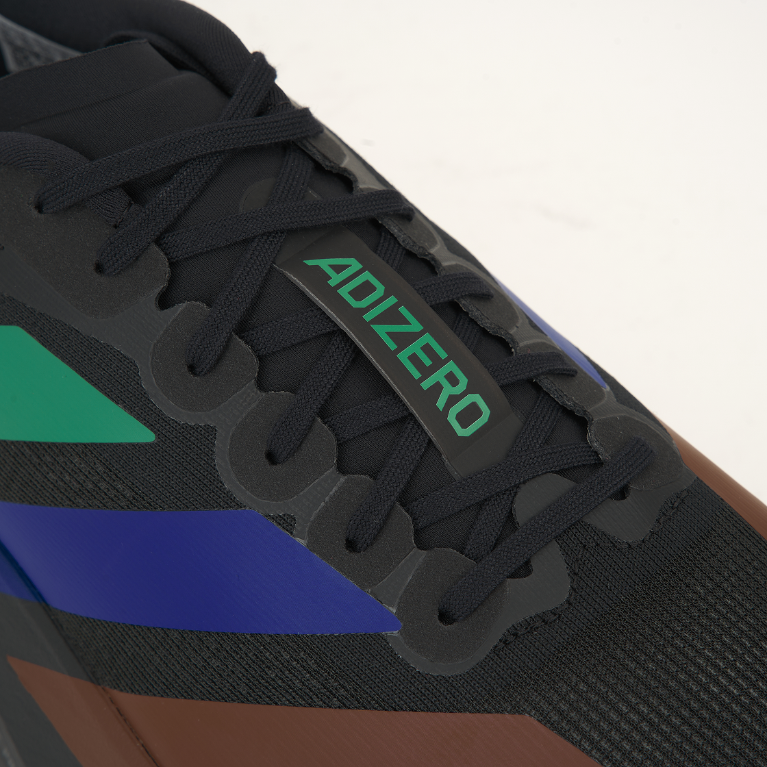 아디다스 x 퍼렐 윌리엄스 휴먼레이스 아디제로 아디오스 EVO SL 코어 블랙 세미 코트 그린(Adidas x Pharrell Williams Humanrace Adizero Adios EVO SL Core Black Semi Court Green) - 8