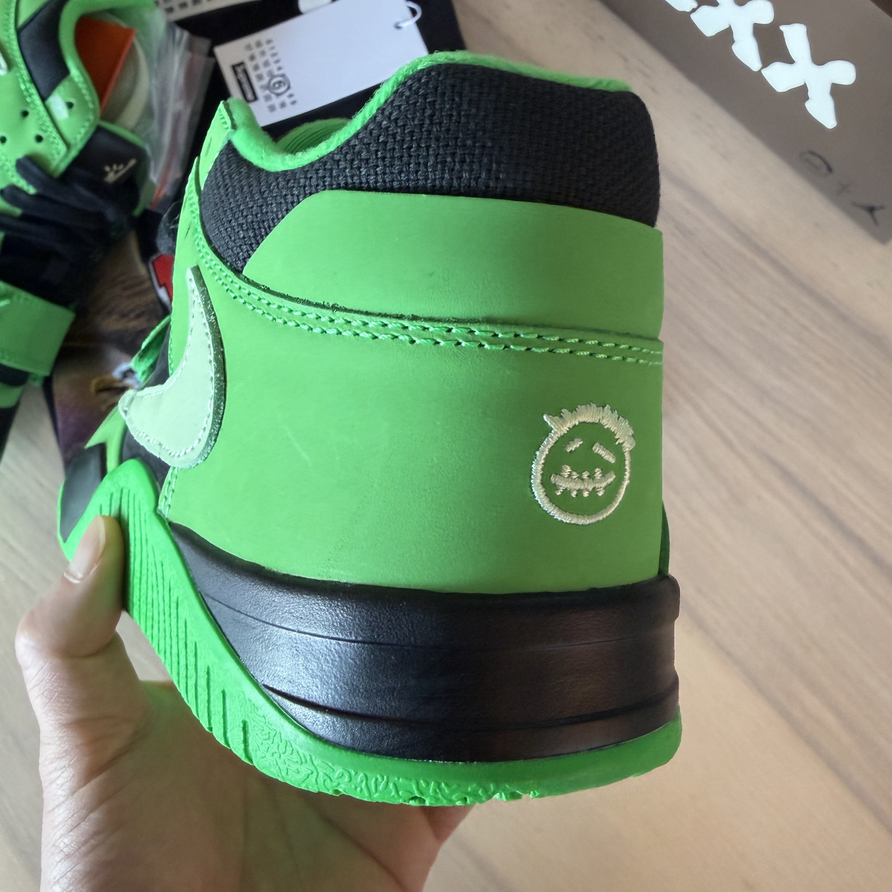 Jordan x Travis Scott Jumpman Jack TR Green Spark Vapor Green 착용 스타일