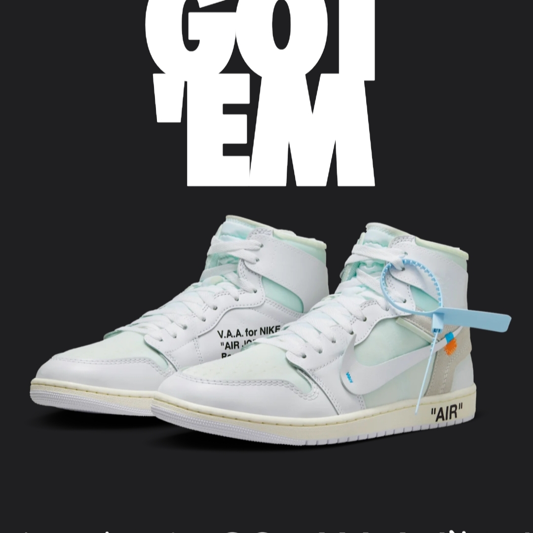 Jordan 1 x Virgil Abloh Archive Retro High Alaska White 착용 스타일