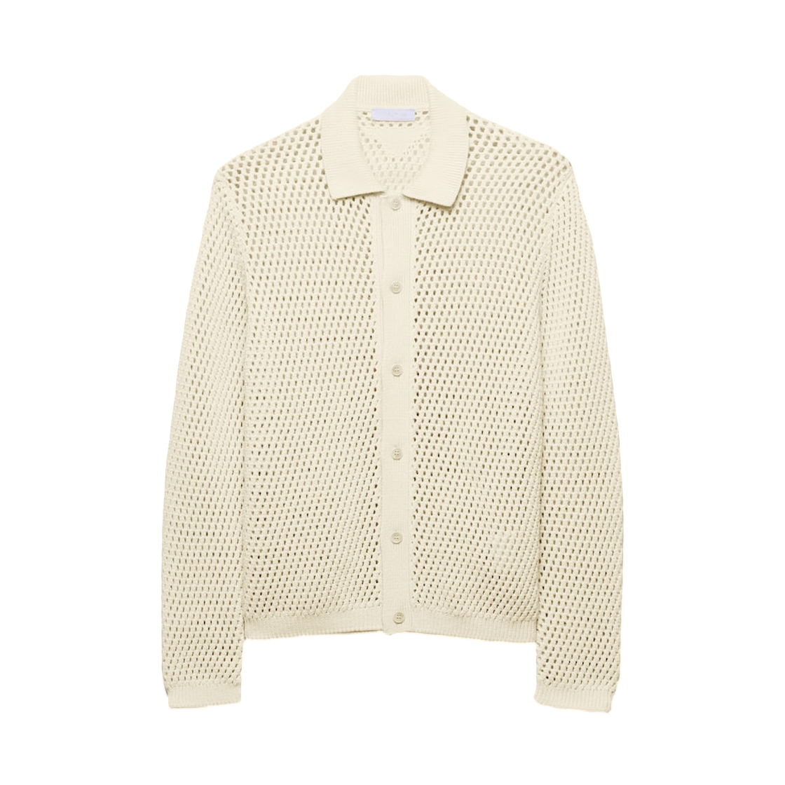 프라다 리넨 앤 코튼 가디건 내츄럴(Prada Linen and Cotton Cardigan Natural)