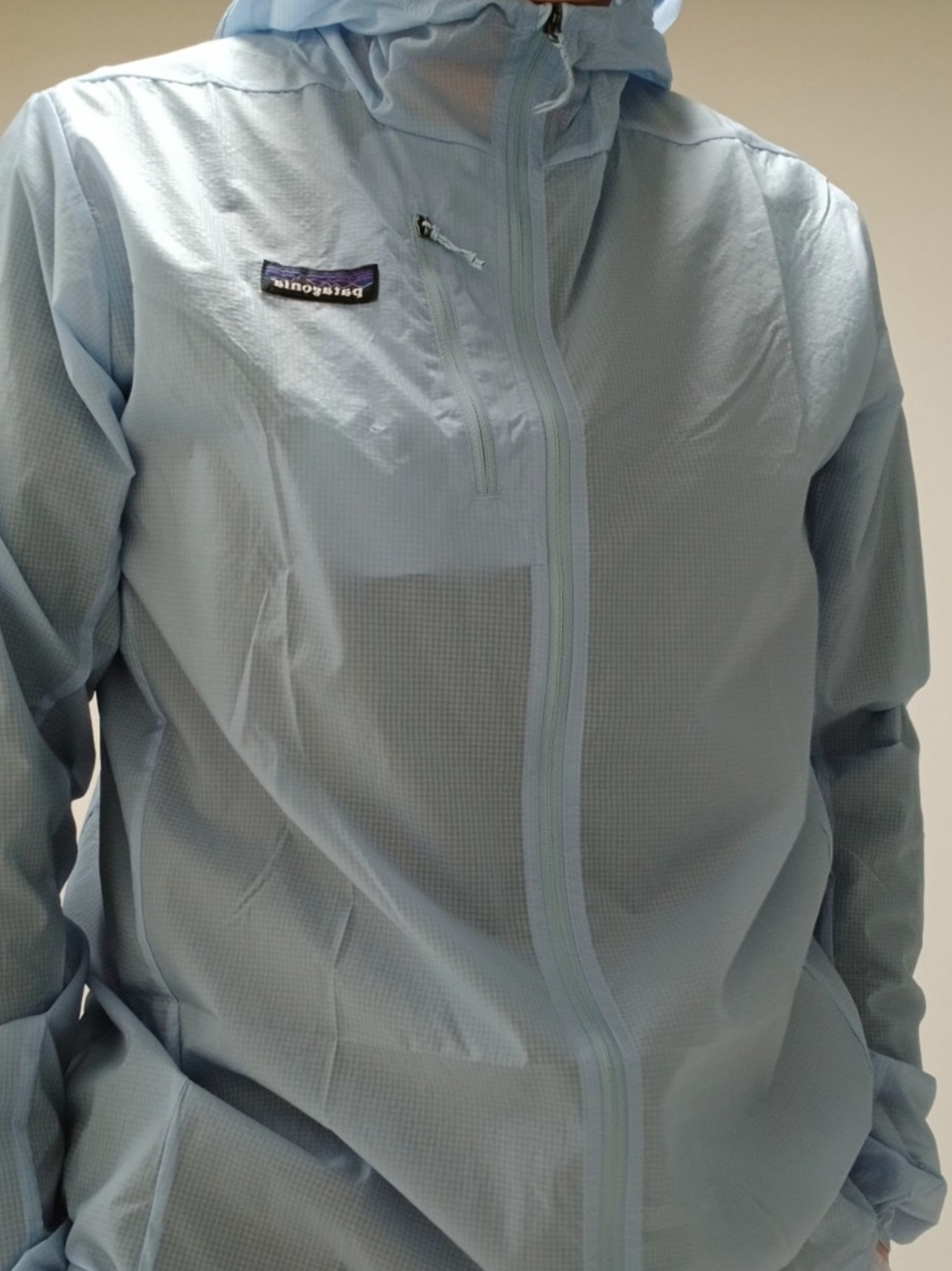 Patagonia Houdini Jacket Fleck Blue, Patagonia Houdini Jacket Black/Black 착용 스타일 - 1