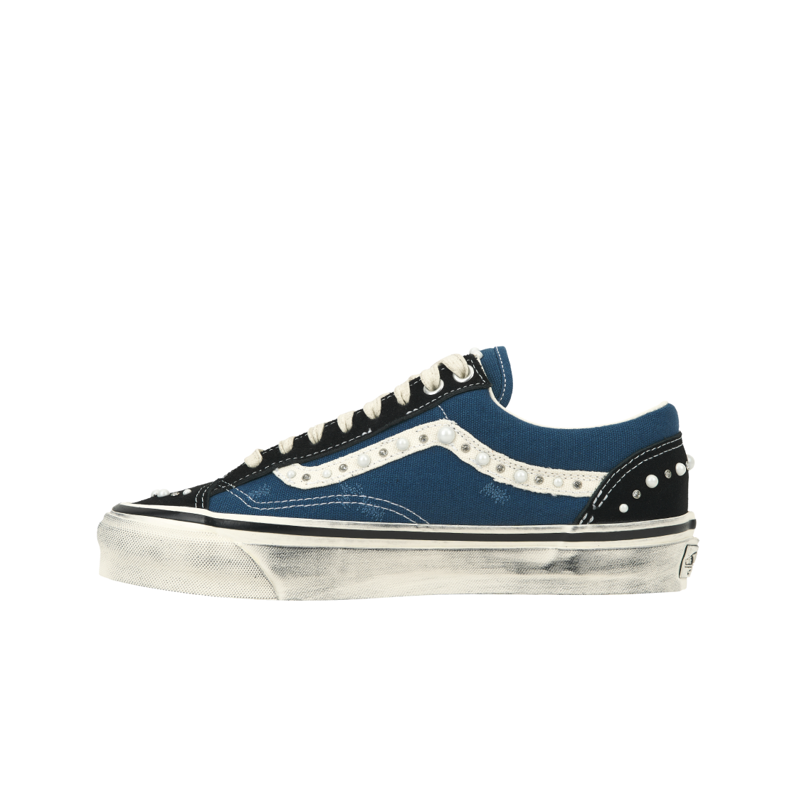 반스 LX 올드스쿨 36 펄라이즈드 네이비 블랙(Vans LX Old Skool 36 Pearlized Navy Black) - 3