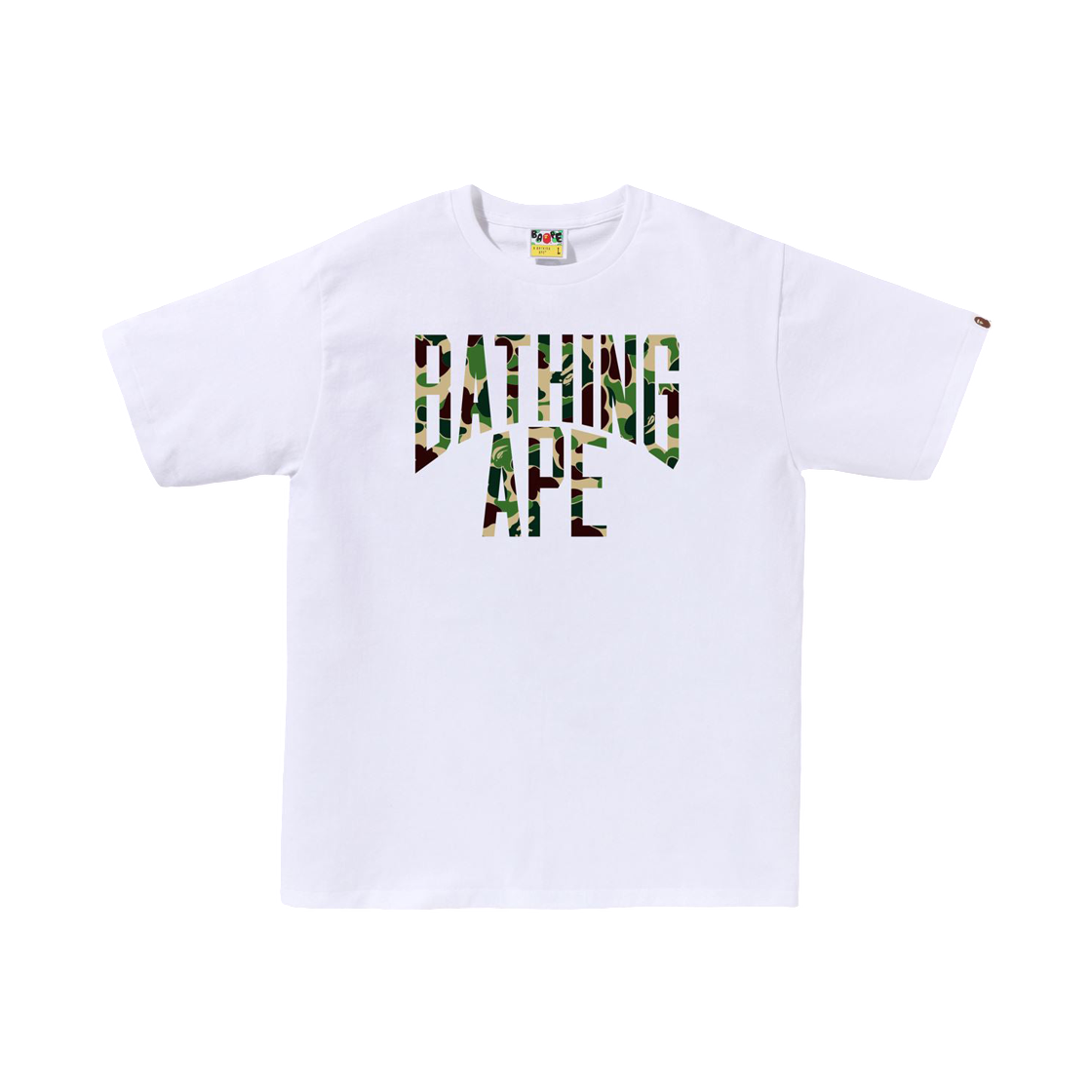 - BAPE ABC Camo NYC Logo T-Shirt White Green
