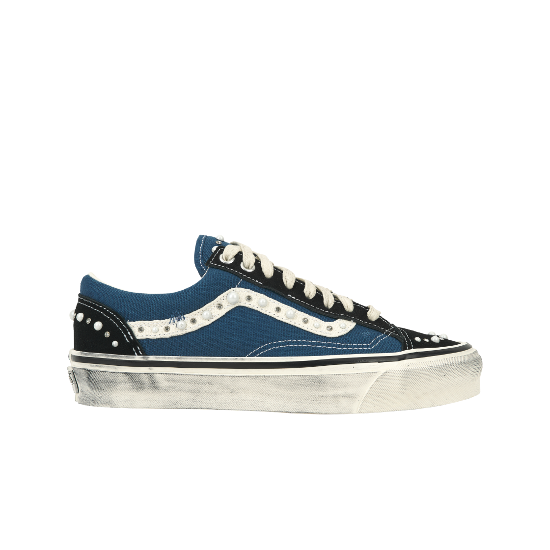반스 LX 올드스쿨 36 펄라이즈드 네이비 블랙(Vans LX Old Skool 36 Pearlized Navy Black)