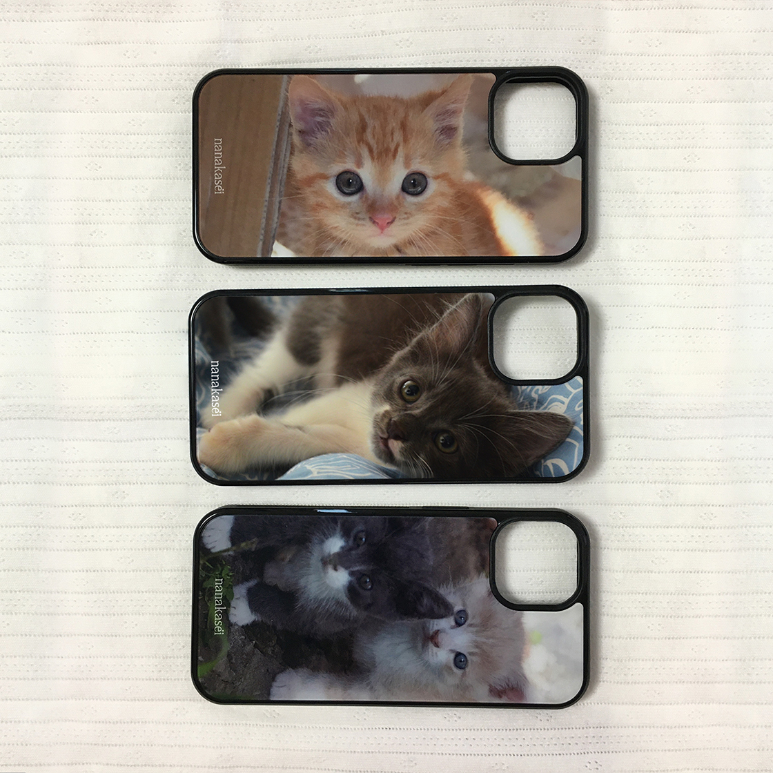 나나카세이 두 고양이 에폭시 범퍼 케이스(NANAKASEI two cats epoxy bumper case) - 5