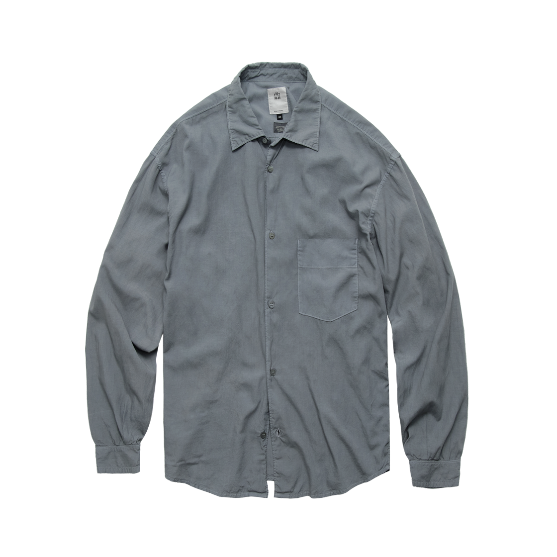 폴리테루 텐코 루즈드 셔츠 2.0 블루 그레이 002(Polyteru Tenco Loosed Shirt 2.0 Blue Gray 002)