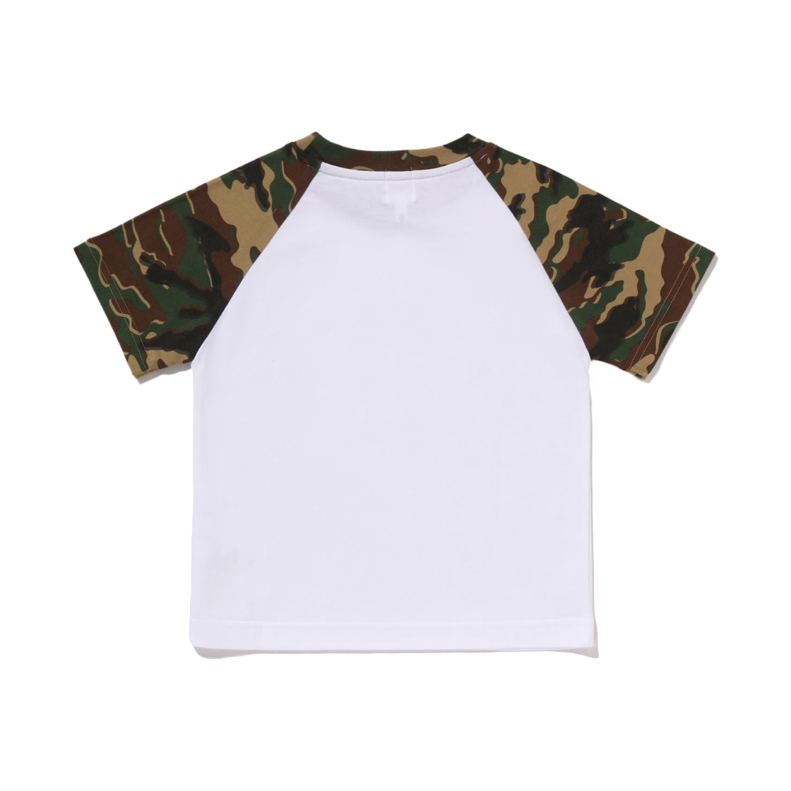 (키즈) 베이프 글리치 우드랜드 카모 바이 베이싱 에이프 티셔츠 화이트((Kids) BAPE Glitch Woodland Camo By Bathing Ape T-Shirt White) - 2