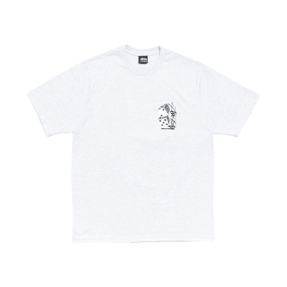 스투시 톨 다이스 티셔츠 애쉬 헤더(Stussy Tall Dice T-Shirt Ash Heather) - 2