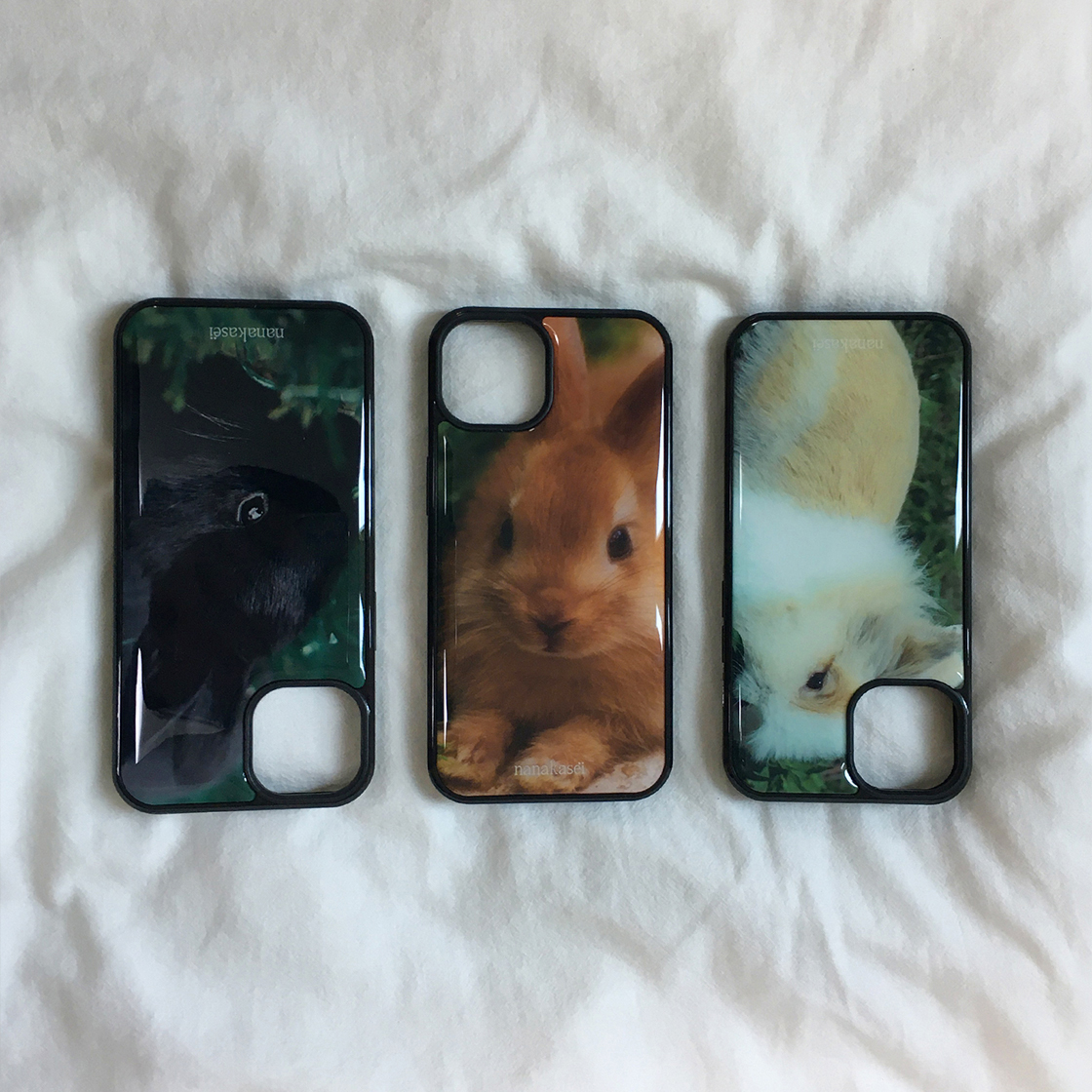 나나카세이 갈색 토끼 에폭시 범퍼 케이스(NANAKASEI brown rabbit epoxy bumper case) - 3
