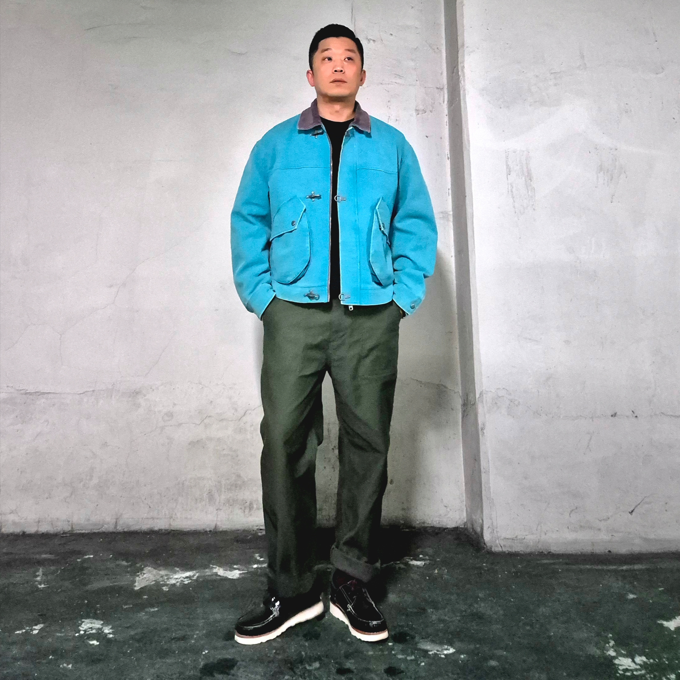 Kasina x Timberland 3 Eye Wedge Vibram Dark Green - Wide 착용 스타일 - 4