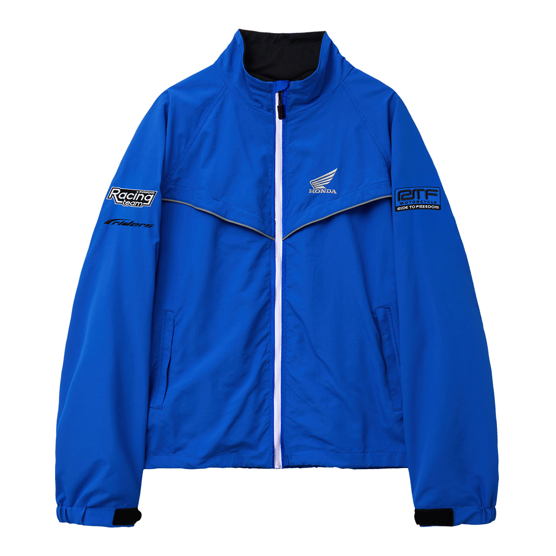 혼다 시티 라이더 Ridrun 윈드브레이커 자켓 블루(Honda City Rider Ridrun Windbreaker Jacket Blue) - 1