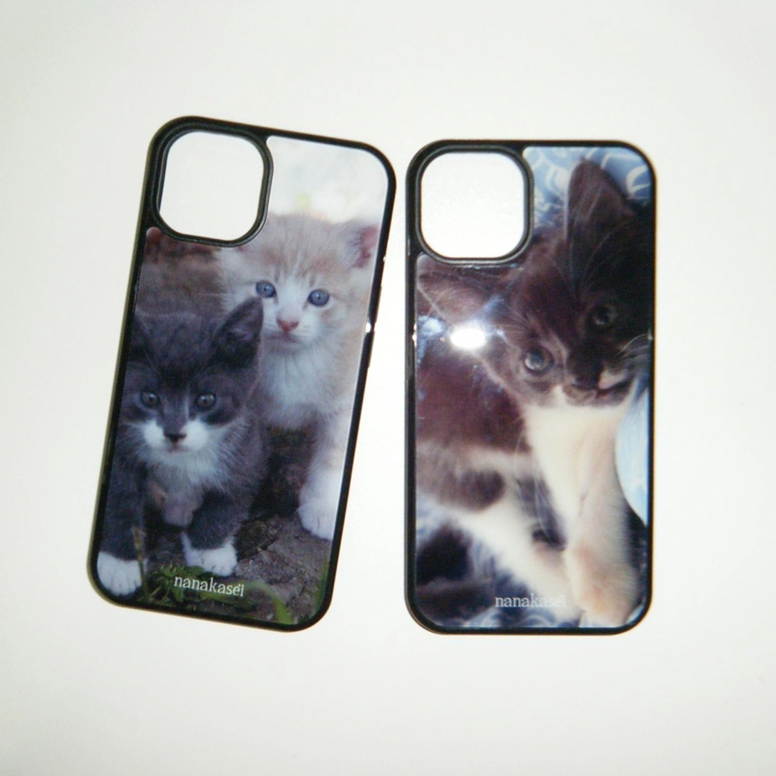 나나카세이 두 고양이 에폭시 범퍼 케이스(NANAKASEI two cats epoxy bumper case) - 3