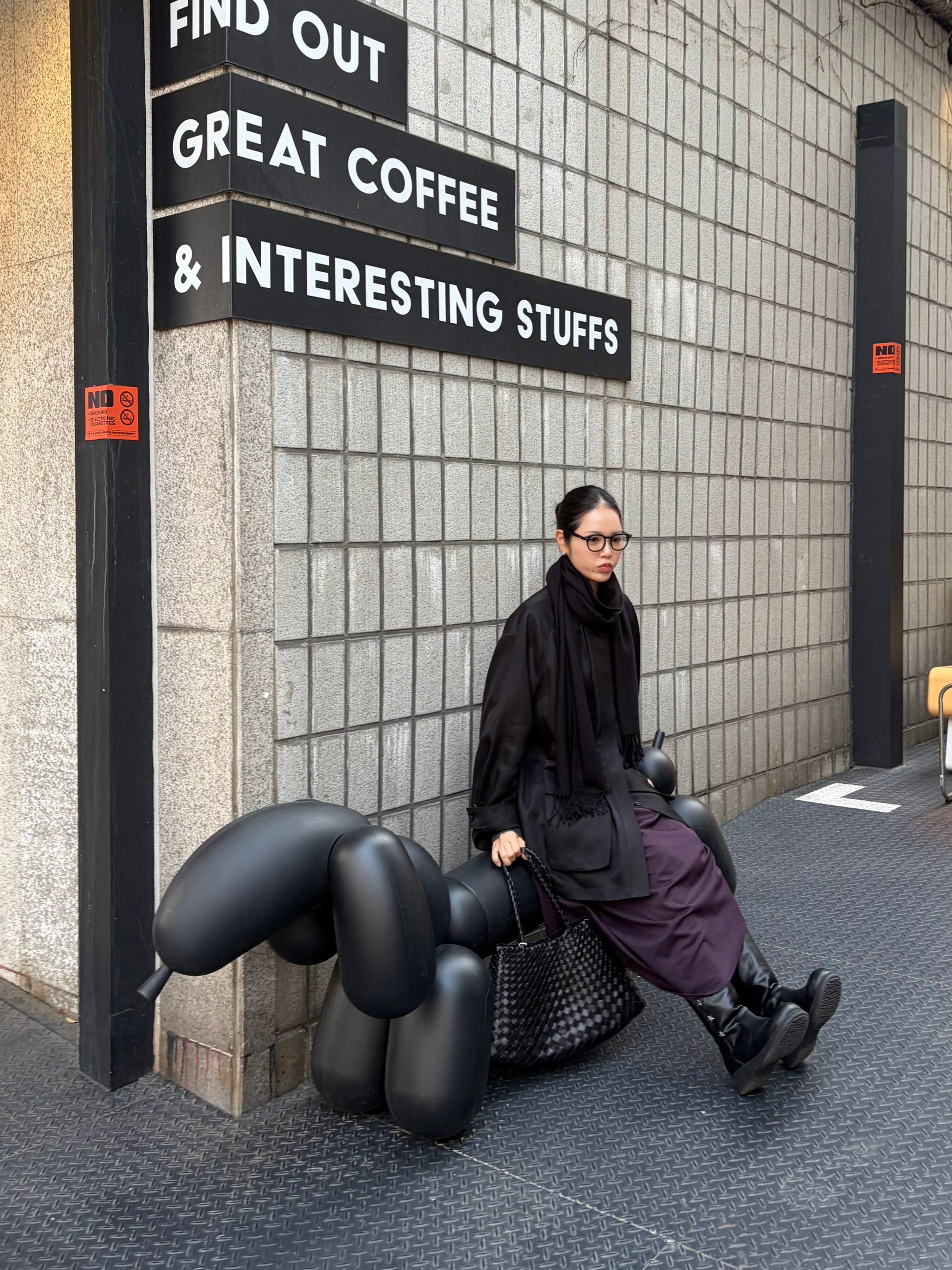 Dragon Diffusion Santa Croce Big Black 착용 스타일 - 1