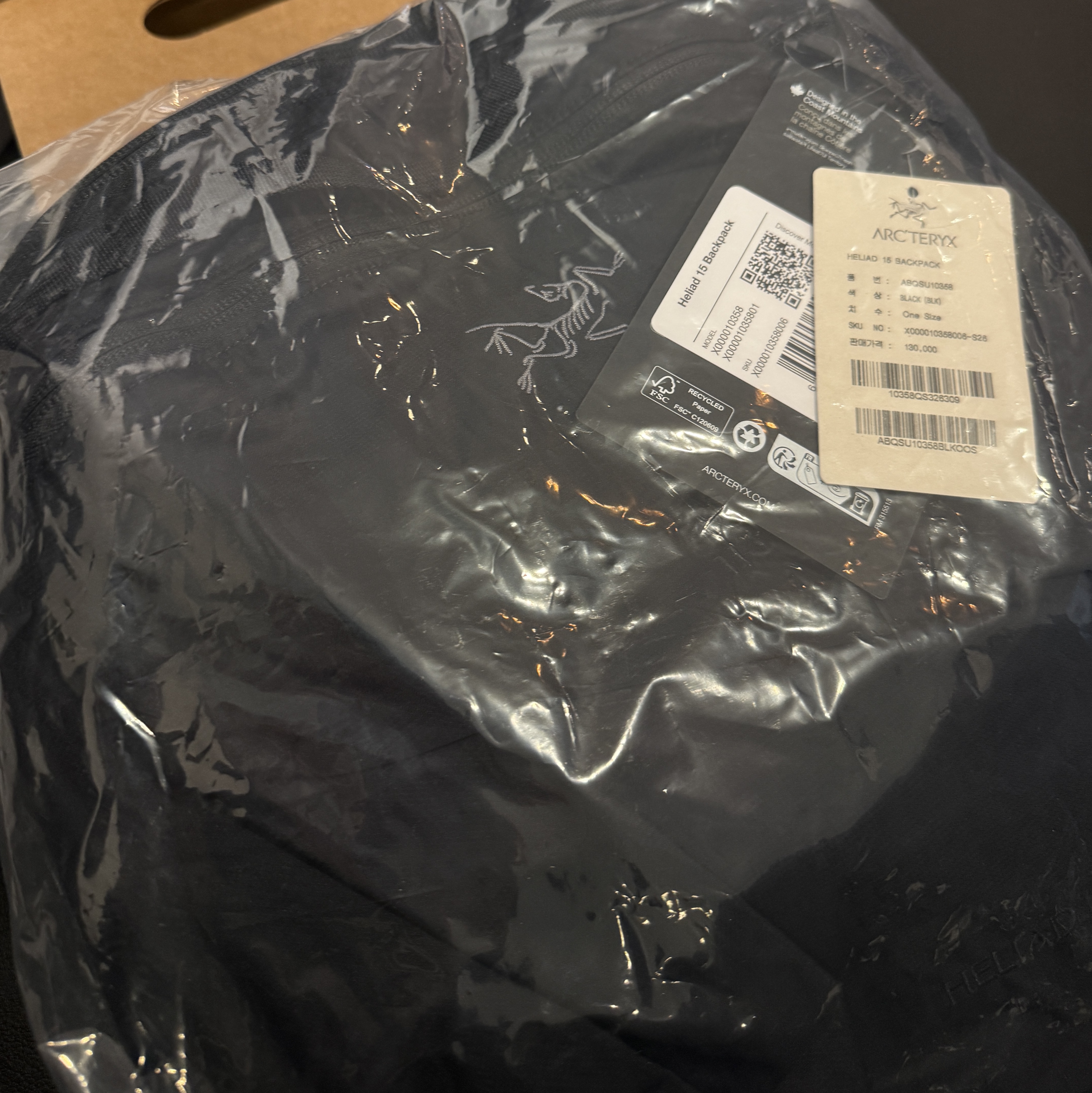 Arc'teryx Heliad 15 Backpack Black, Nike Legacy 91 Tech Cap Navy 착용 스타일 - 3