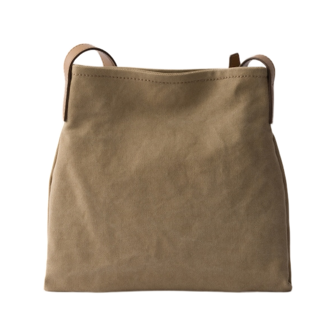 프라다 루트 캔버스 앤 레더 숄더백 카키(Prada Route Canvas and Leather Shoulder Bag Khaki) - 2