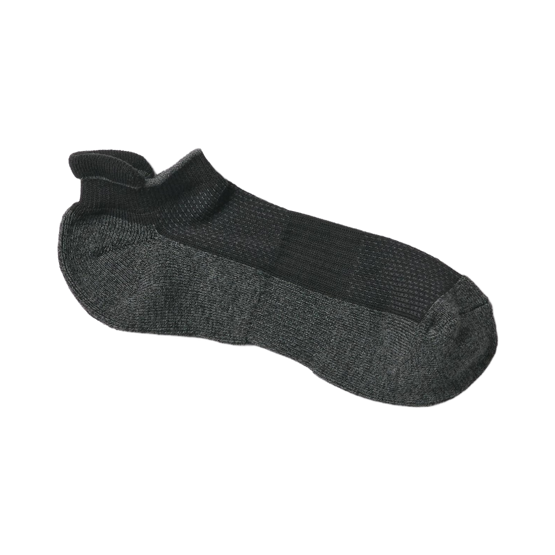 462220-09 Uniqlo Sports Pile Lined Short Socks Black