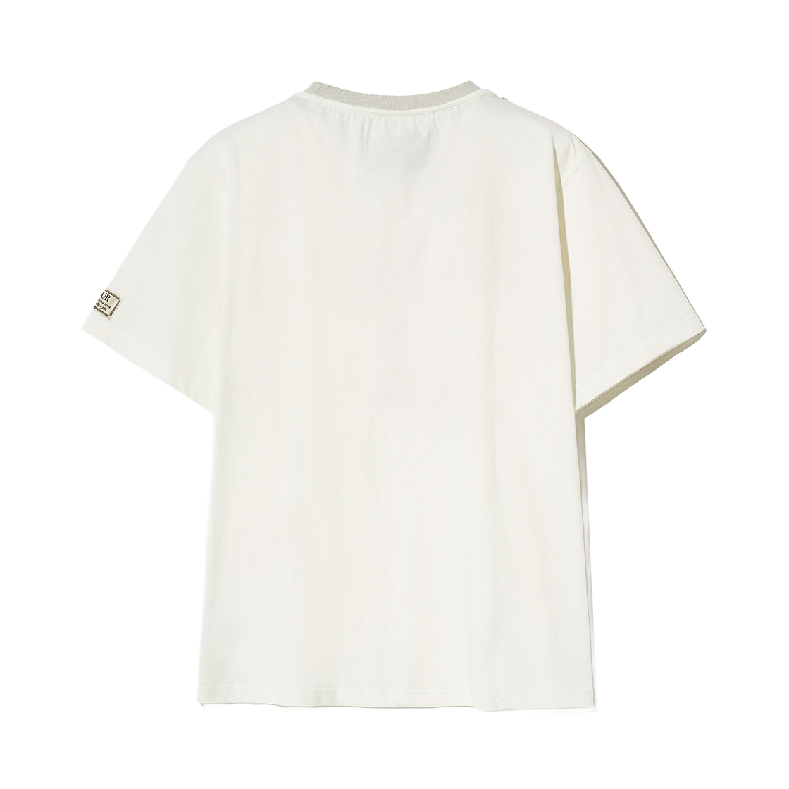세터 로고 자수 보야지 반팔 티셔츠 리조트 아이보리(SATUR Logo Voyage T-Shirt Resort Ivory) - 2