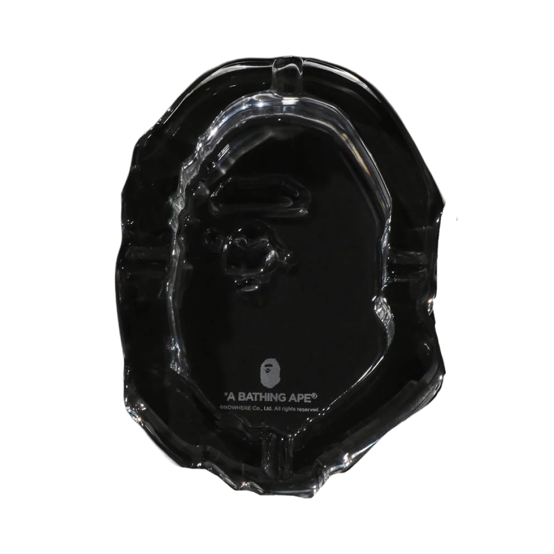 베이프 에이프 헤드 글라스 애쉬트레이 클리어(BAPE Ape Head Glass Ashtray Clear) - 2