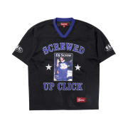 Supreme x DJ Screw Football Jersey Black - 26SS