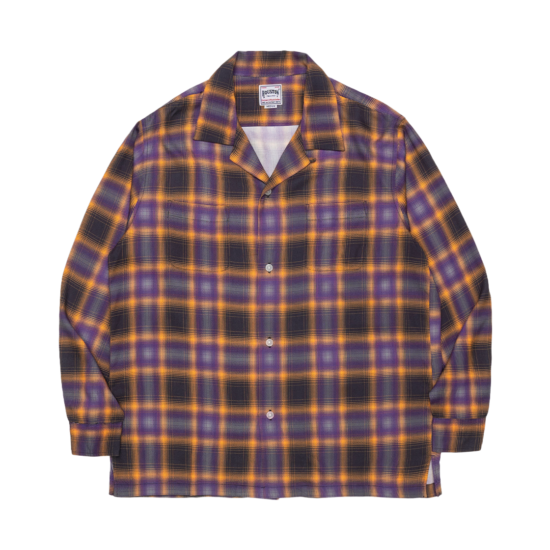 휴스턴 재팬 옴브레 체크 L/S 셔츠 퍼플 41284(Houston Japan Ombre Check L/S Shirt Purple 41284)