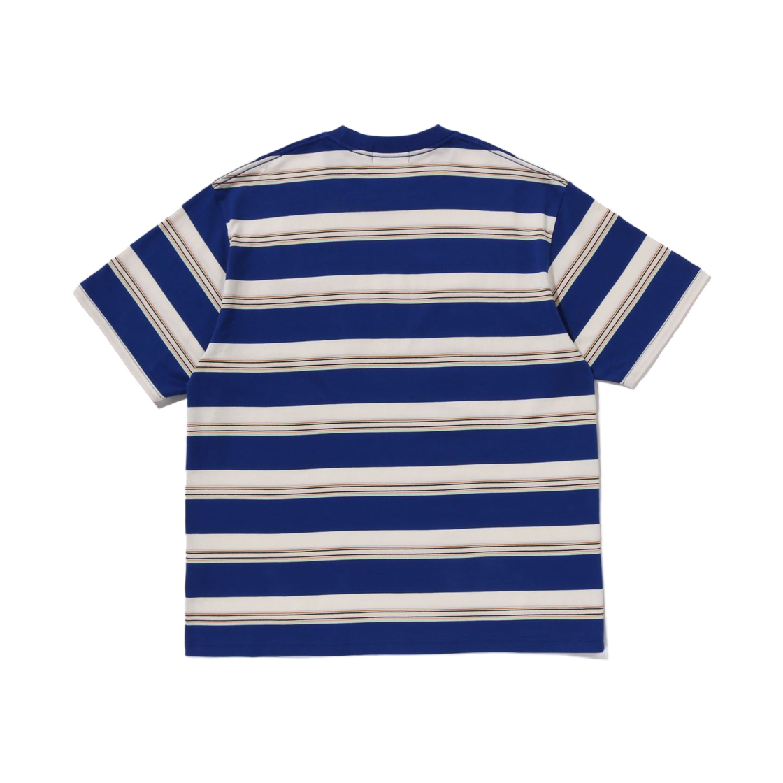 베이프 스트라이프 원 포인트 릴렉스드 핏 포켓 티셔츠 네이비(BAPE Stripe One Point Relaxed Fit Pocket T-Shirt Navy) - 2