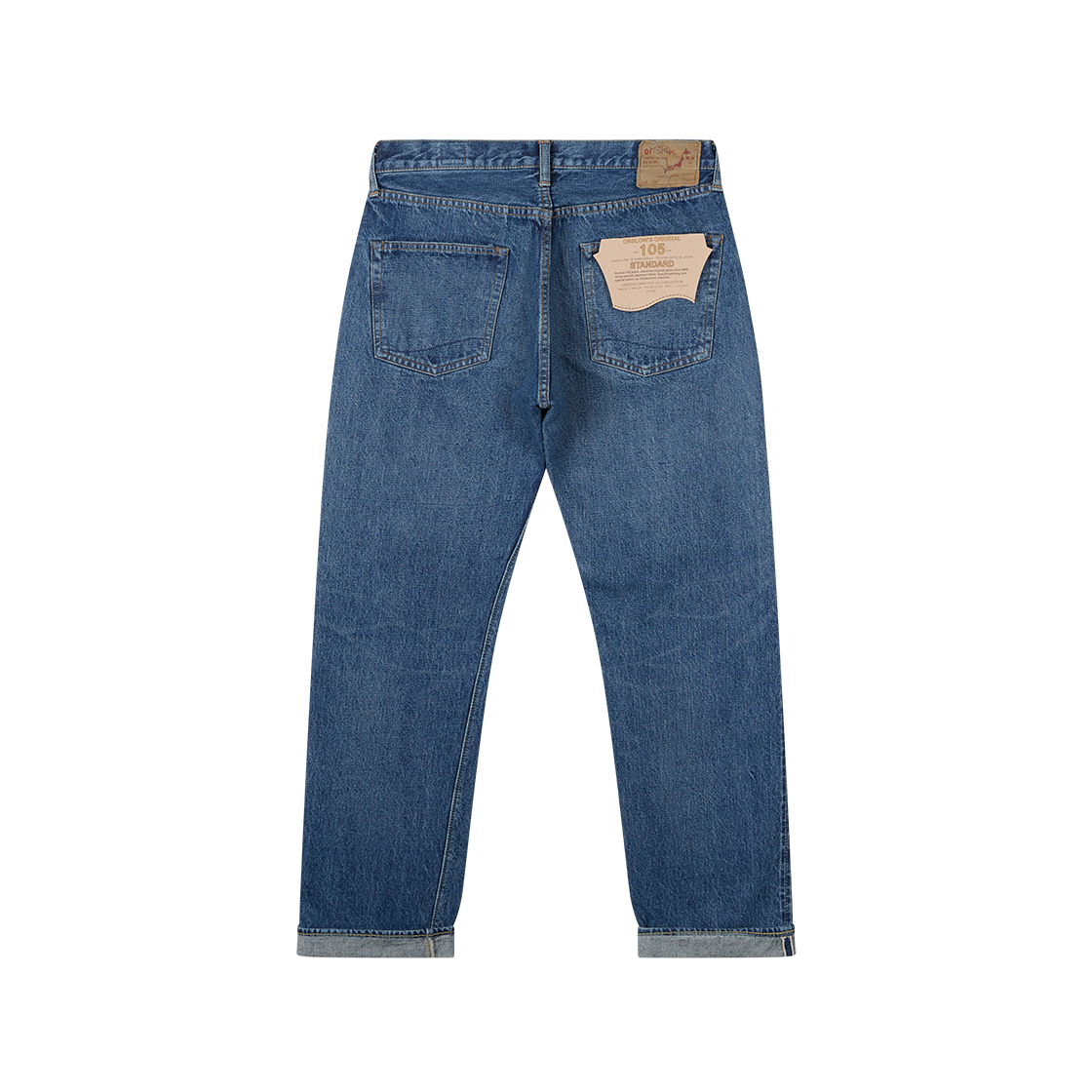 오어슬로우 105 스탠다드 셀비지 데님 2 이어 워시 블루 - 26SS(Orslow 105 Standard Selvedge Denim 2Year Wash Blue - 26SS) - 2