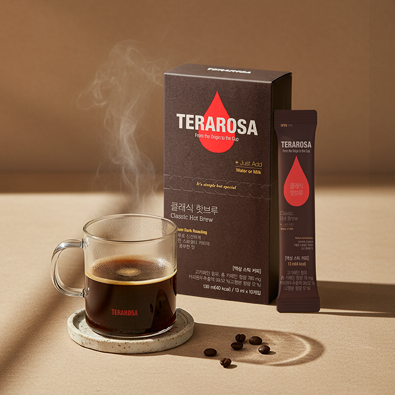 테라로사 간편커피 & 유리머그 세트(TERAROSA Hot Brew Stick & Glass Mug Set) - 2